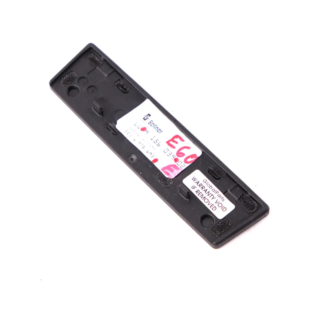 BMW 5 E60 E61 LCI Cover Trim Panel Dashboard Dash Aluminium Fine Ground - SKU 9156039 - Part number 9156039