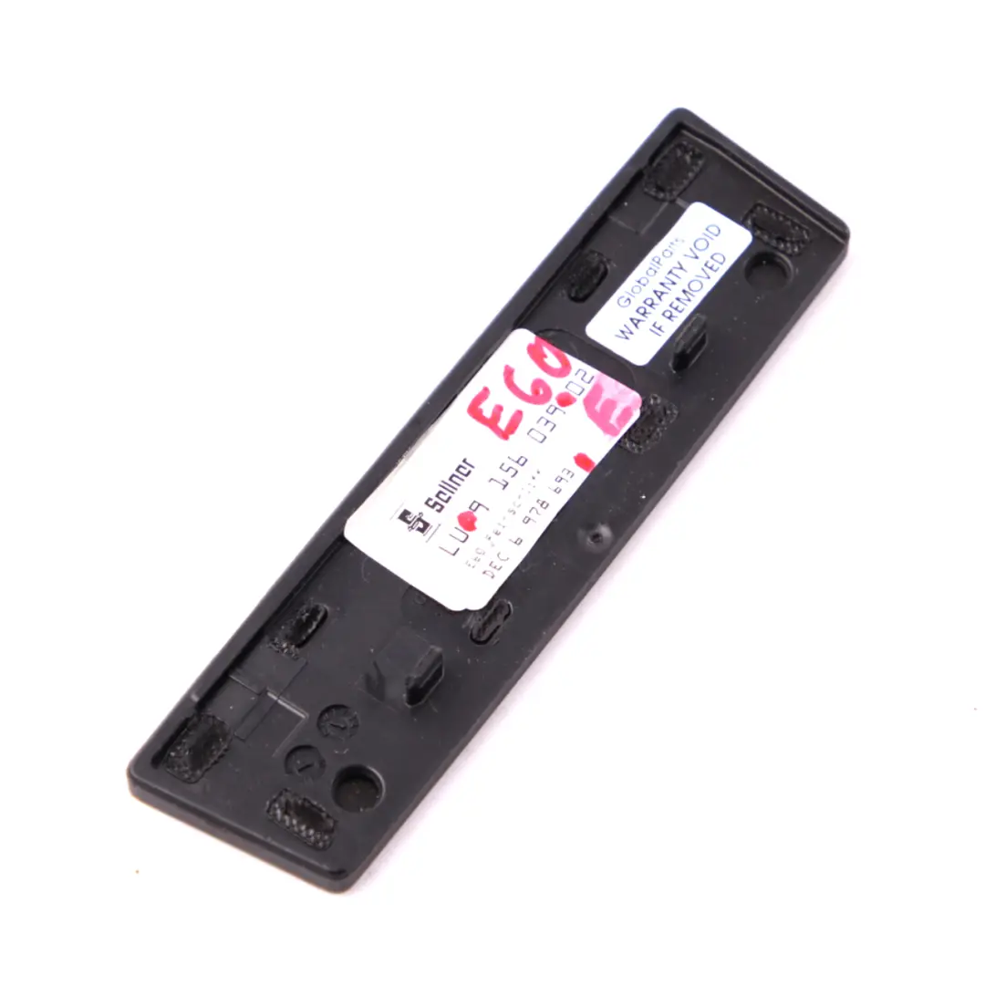 Trim Panel Dashboard Dash Aluminium Fine Ground to BMW 5 E60 E61 LCI Cover with Part number 9156039 BMW 5 E60 E61 LCI Cover Trim Panel Dashboard Dash Aluminium Fine Ground - SKU 9156039 - Part number 9156039