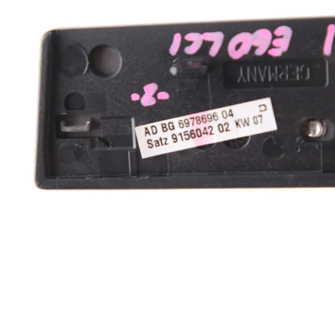 BMW E60 E61 LCI Abdeckung Armaturenbrett Rahmen Holz Bambus Anthrazit - SKU 9156042-1 - Teilenummer 9156042