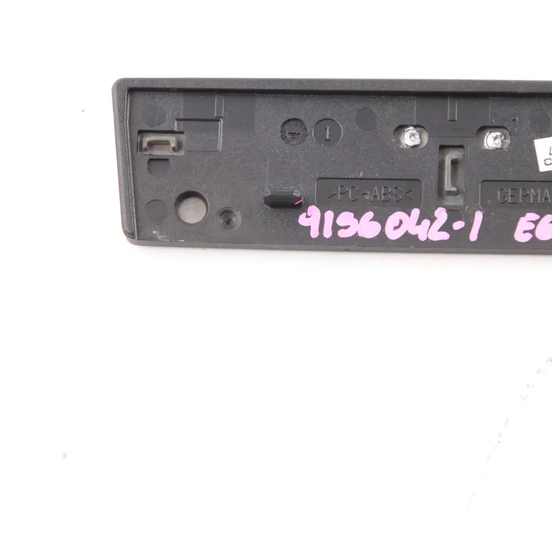 BMW E60 E61 LCI Coperchio Pannello Cruscotto Telaio Legno Bambù Antracite - SKU 9156042-1 - Numero di parte 9156042