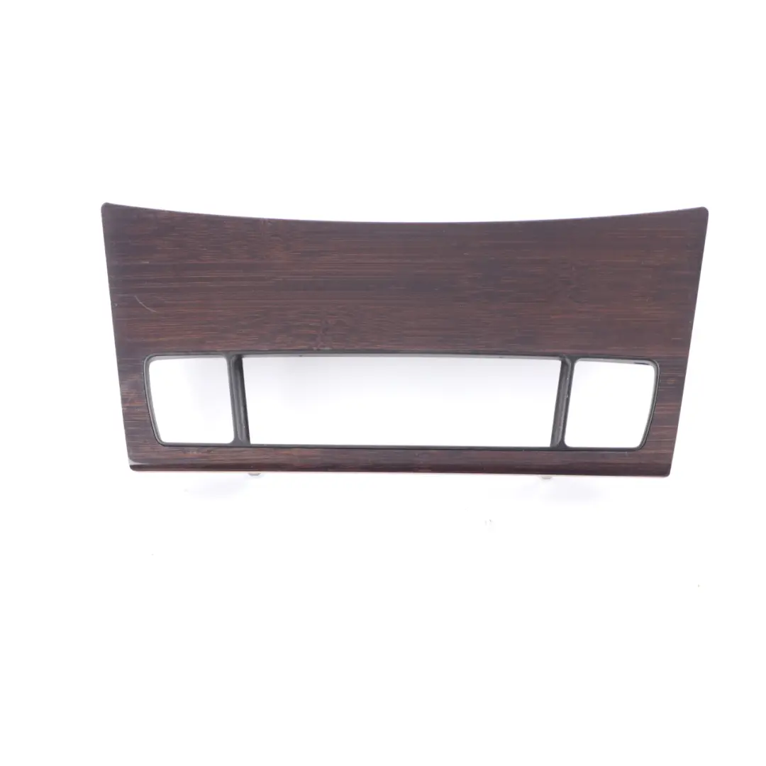 BMW E60 E61 LCI Cover Trim Panel Dashboard Frame Wood Bamboo Anthracite - SKU 9156042-2 - Part number 9156042