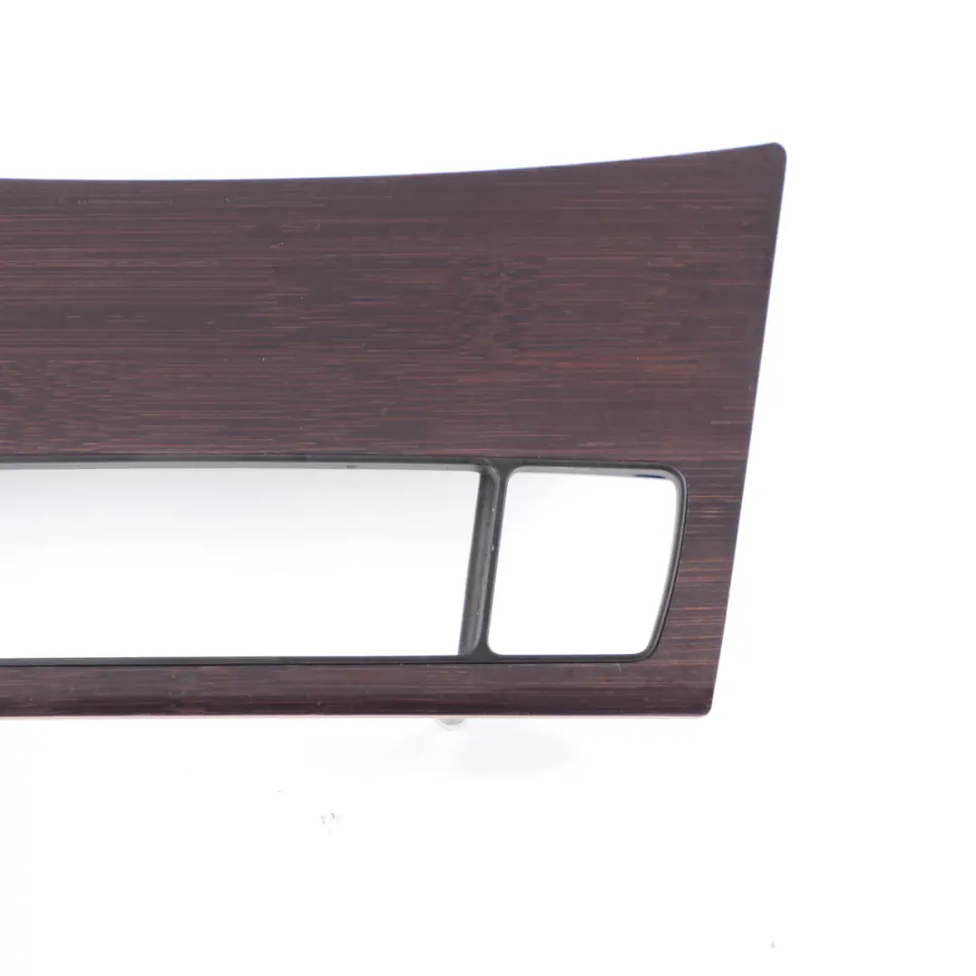 BMW E60 E61 LCI Cover Trim Panel Dashboard Frame Wood Bamboo Anthracite - SKU 9156042-2 - Part number 9156042
