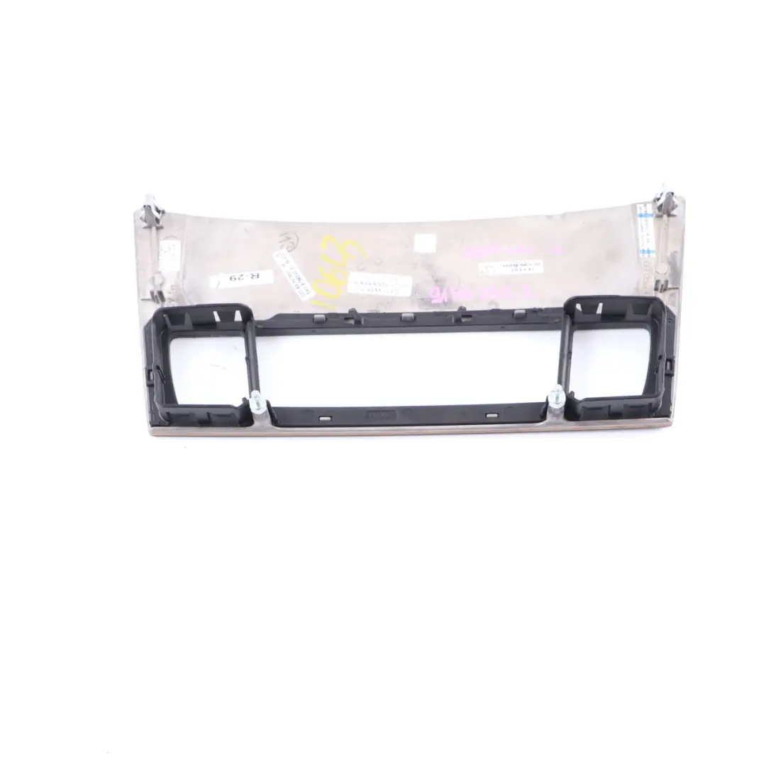 BMW E60 E61 LCI Cache Panneau Tableau Bord Cadre Bois Bambou Anthracite - SKU 9156042-2 - Numéro de pièce 9156042