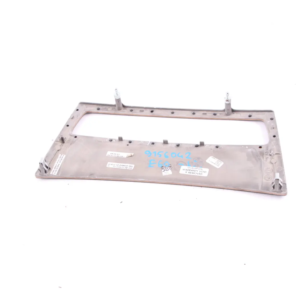 BMW E60 E61 LCI Cover Trim Panel Dashboard Frame Wood Bamboo Anthracite - SKU 9156042 - Part number 9156042