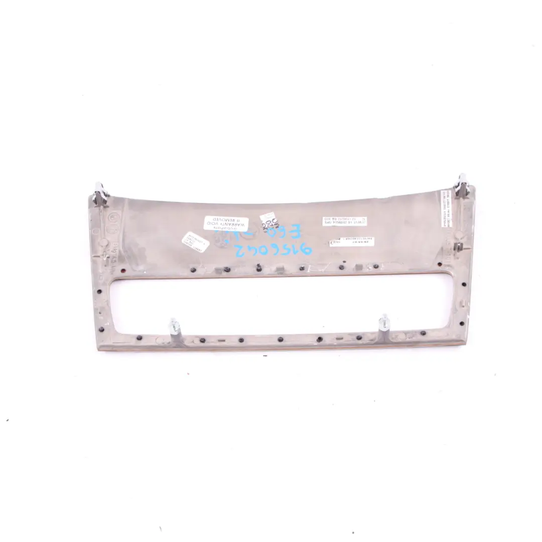 BMW E60 E61 LCI Cover Trim Panel Dashboard Frame Wood Bamboo Anthracite - SKU 9156042 - Part number 9156042