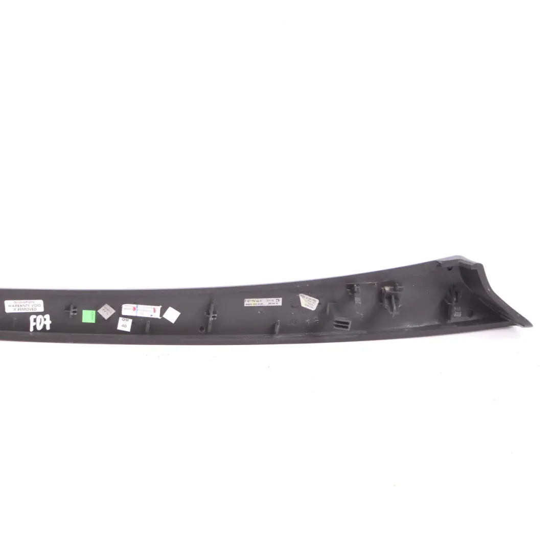  Cache Porte BMW F07 GT Strip Avant Gauche Bois Frêne Anthracite - SKU 9156249 - Numéro de pièce 9156249