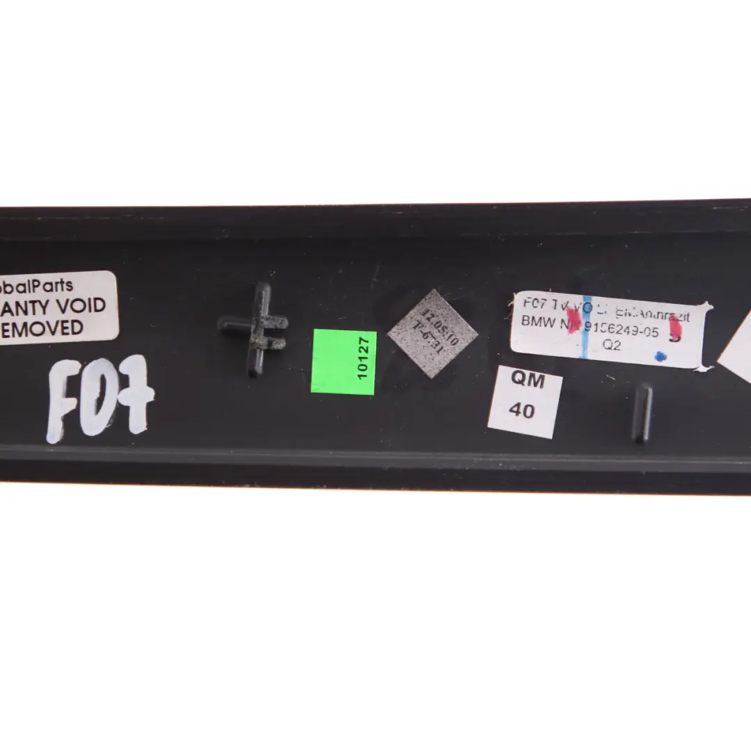  Rivestimento Porta BMW F07 GT Striscia Anteriore Legno Cenere Antracite - SKU 9156249 - Numero di parte 9156249