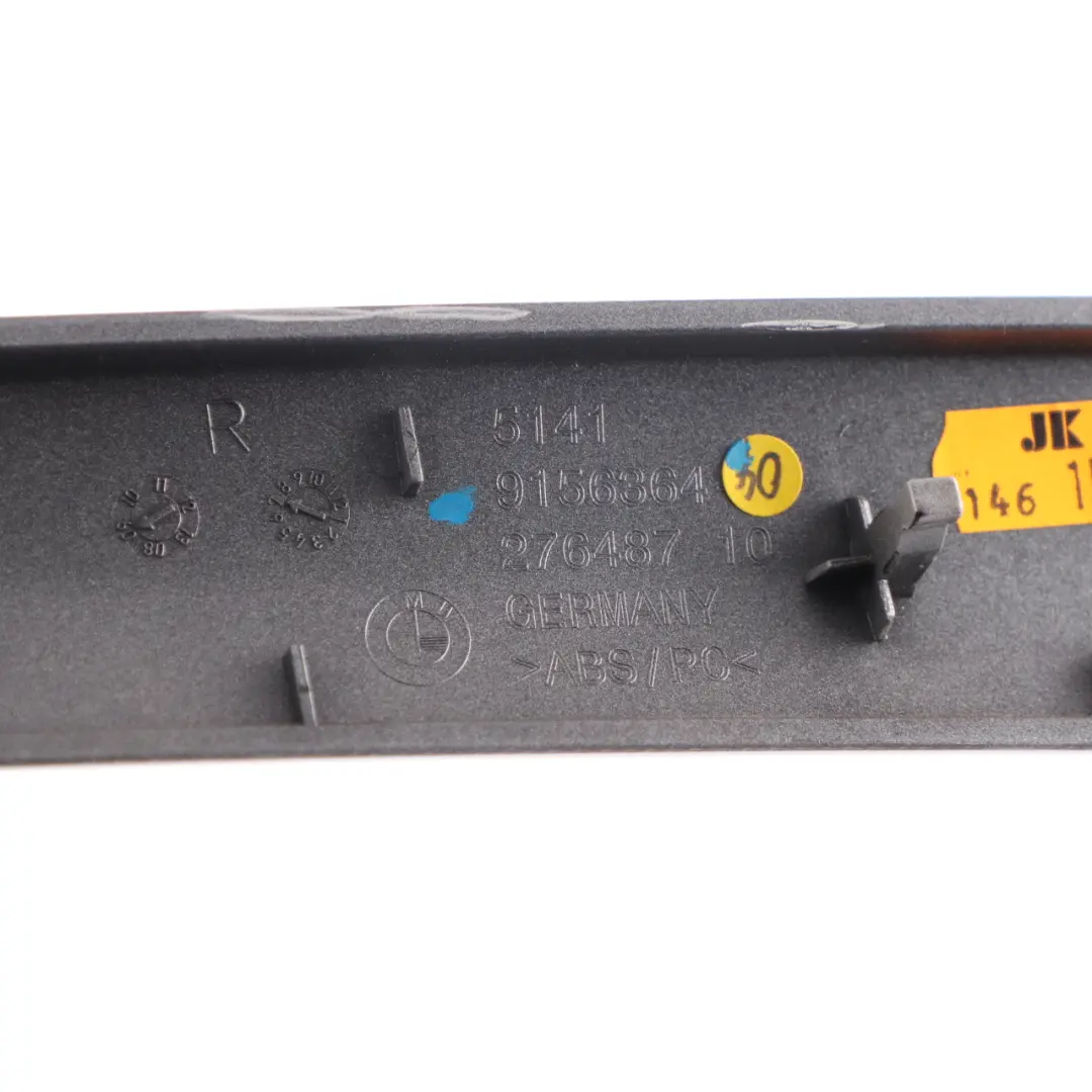 Trim BMW F07 Door Card Front Right O/S Trim Strip Decor Satin Silver to with Part number 9156364 Trim BMW F07 Door Card Front Right O/S Trim Strip Decor Satin Silver - SKU 9156364 - Part number 9156364