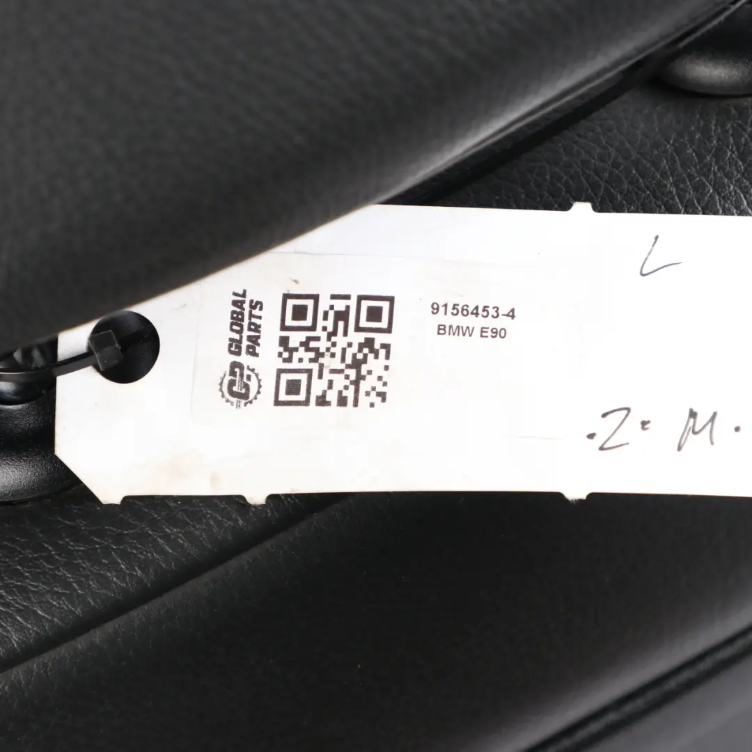 Front Seat BMW E90 E91 M Sport Black Leather Dakota Left N/S Interior - SKU 9156453-4 - Part number 9156453