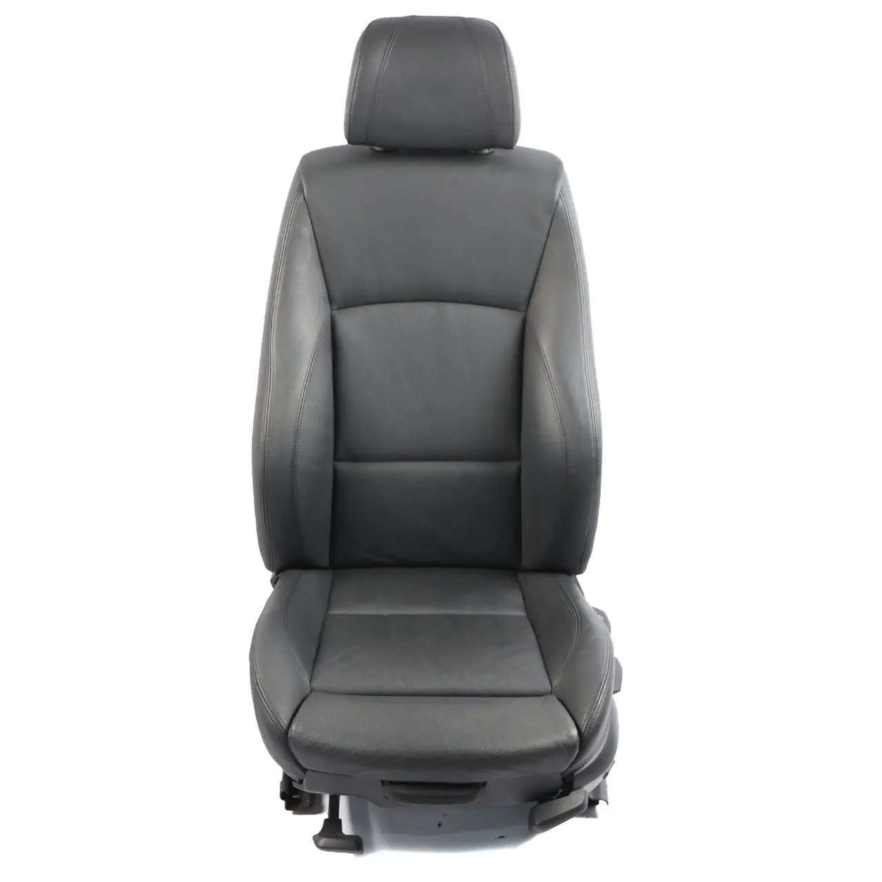BMW E90 E91 M Sport Asiento Delantero Cuero Negro Izquierdo Interior