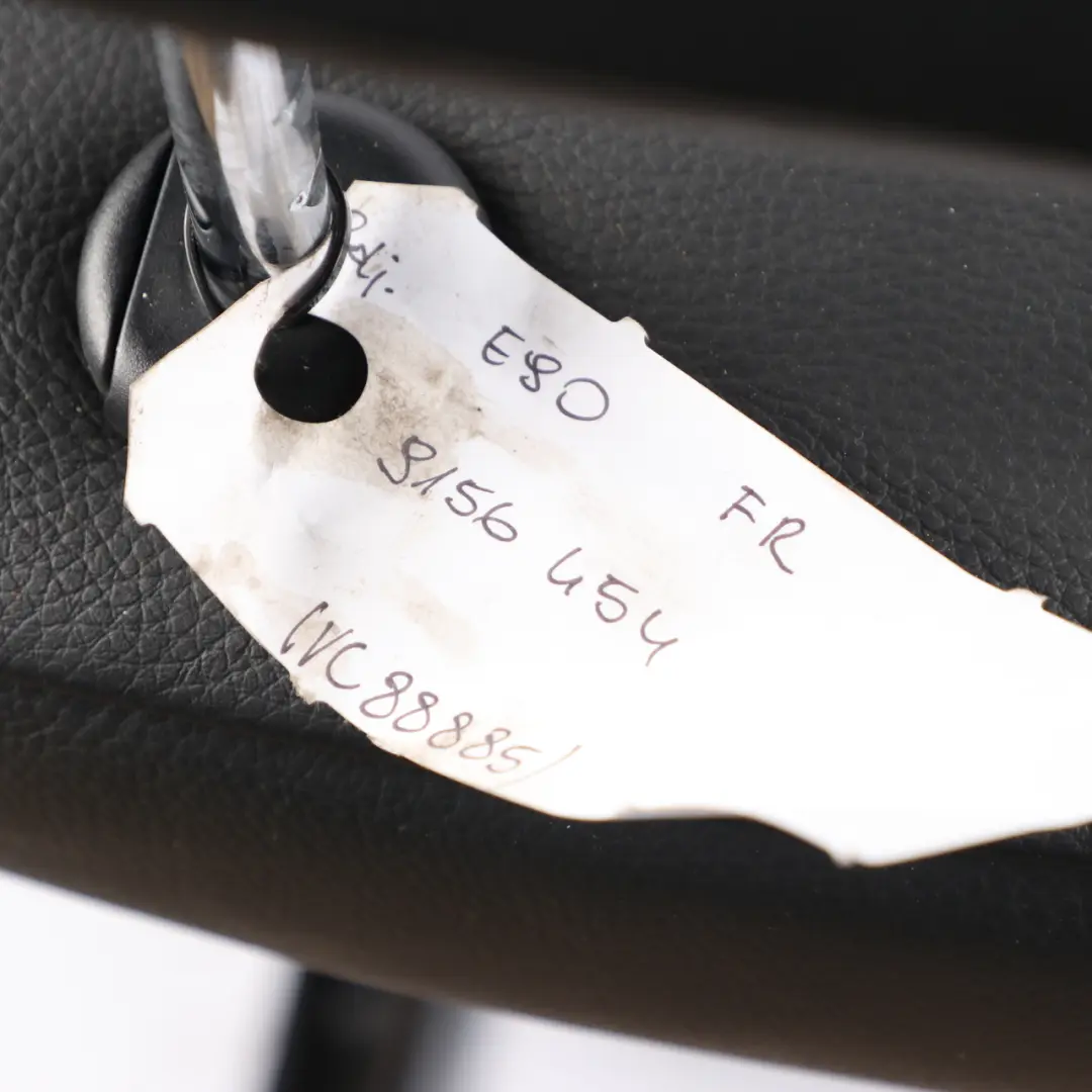 Asiento Delantero Cuero Negro Dakota Derecho Interior para BMW E90 E91 M Sport con número de pieza 9156454 BMW E90 E91 M Sport Asiento Delantero Cuero Negro Dakota Derecho Interior - SKU 9156454 - Número de pieza 9156454