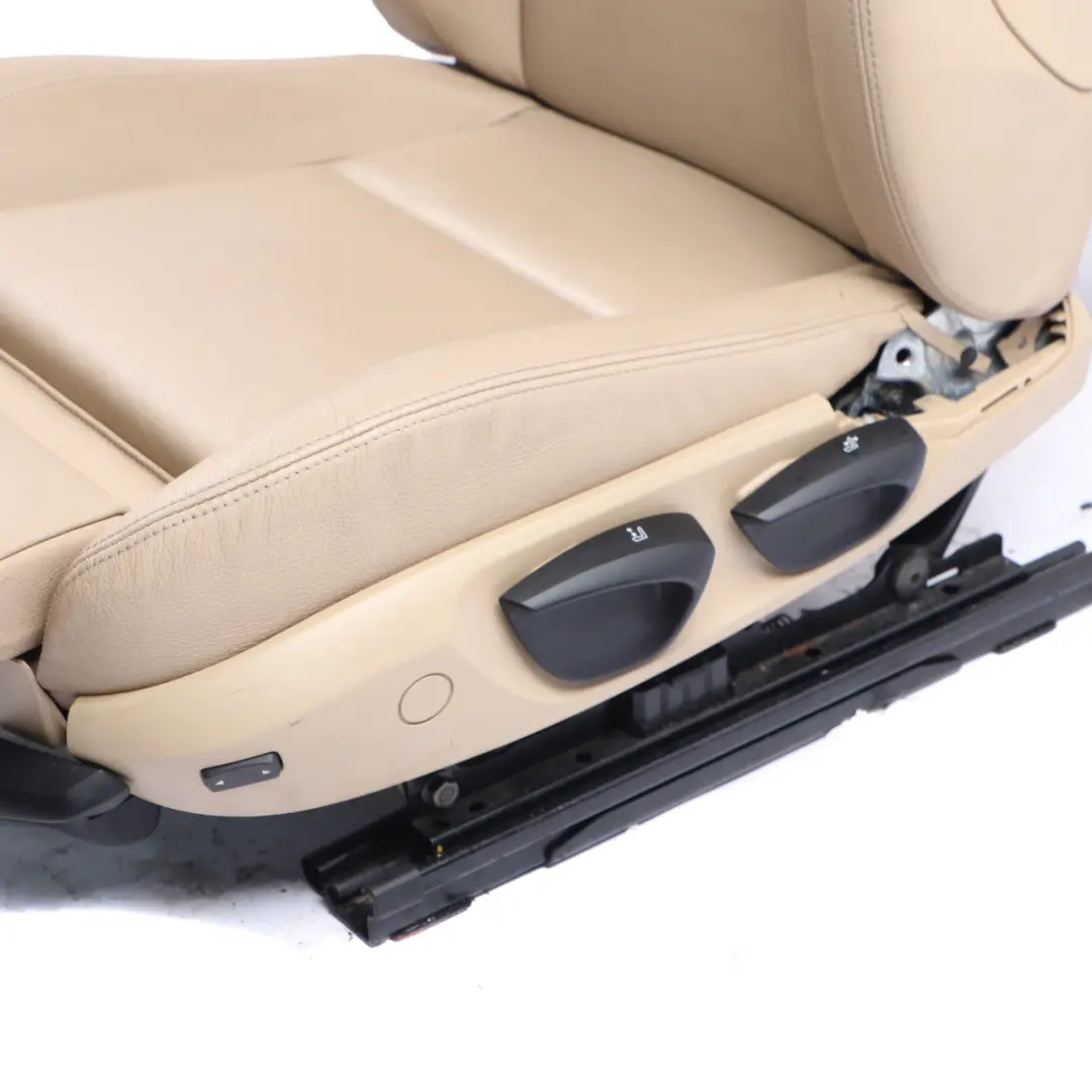  Vordersitz BMW E90 E91 Sport Links Interieur Leder Dakota Beige - SKU 9156457-1 - Teilenummer 9156457