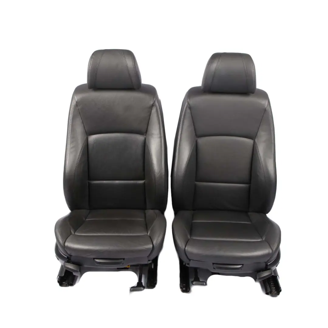 Sitze Vorne Links Rechts Schwarzes Schwarz Leder für BMW 3 er E90 E91 M Sport mit Teilenummer 9156467 BMW 3 er E90 E91 M Sport Sitze Vorne Links Rechts Schwarzes Schwarz Leder - SKU 9156467-1 - Teilenummer 9156467