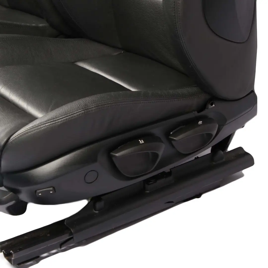BMW 3 er E90 E91 M Sport Sitze Vorne Links Rechts Schwarzes Schwarz Leder - SKU 9156467-1 - Teilenummer 9156467
