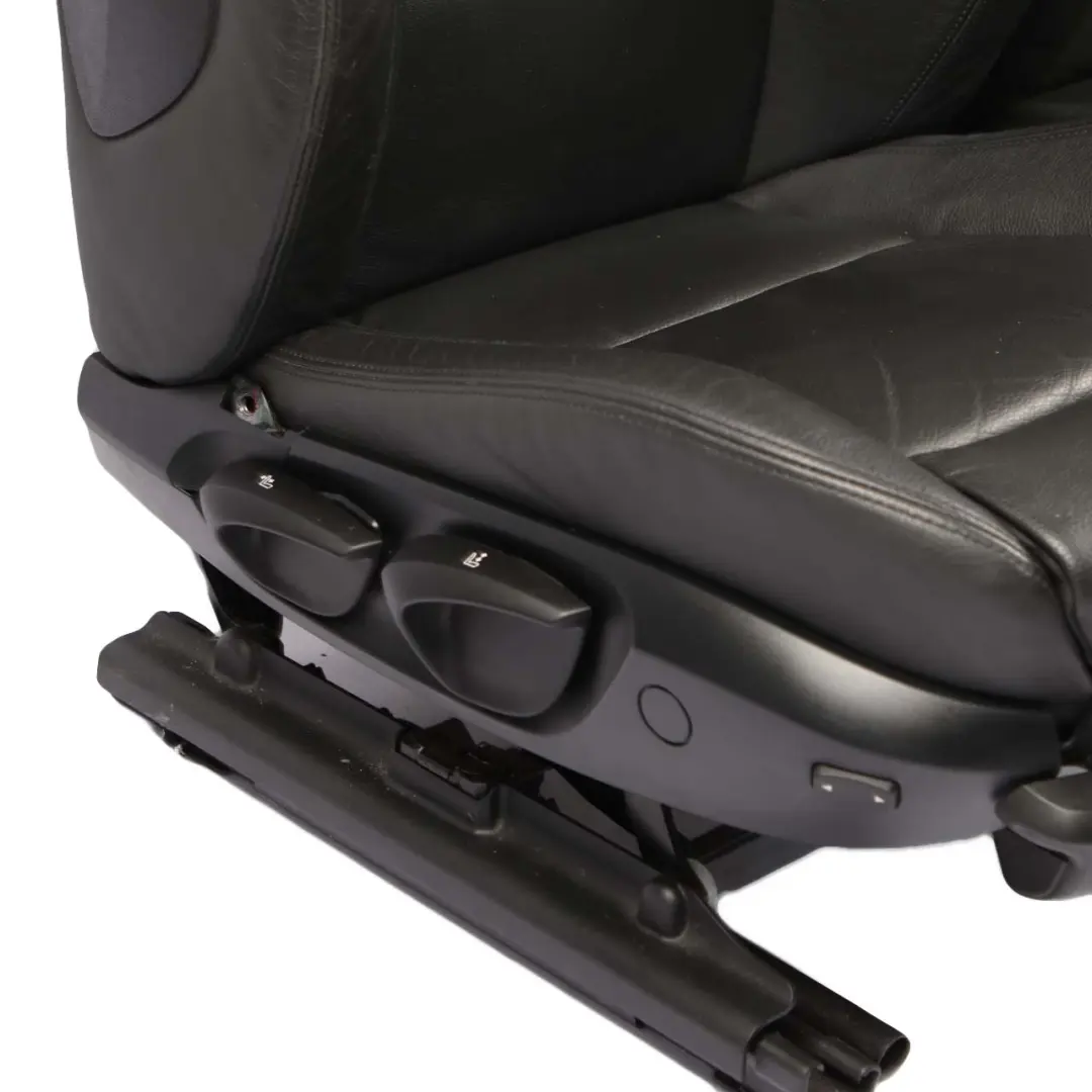 BMW 3 er E90 E91 M Sport Sitze Vorne Links Rechts Schwarzes Schwarz Leder - SKU 9156467-1 - Teilenummer 9156467