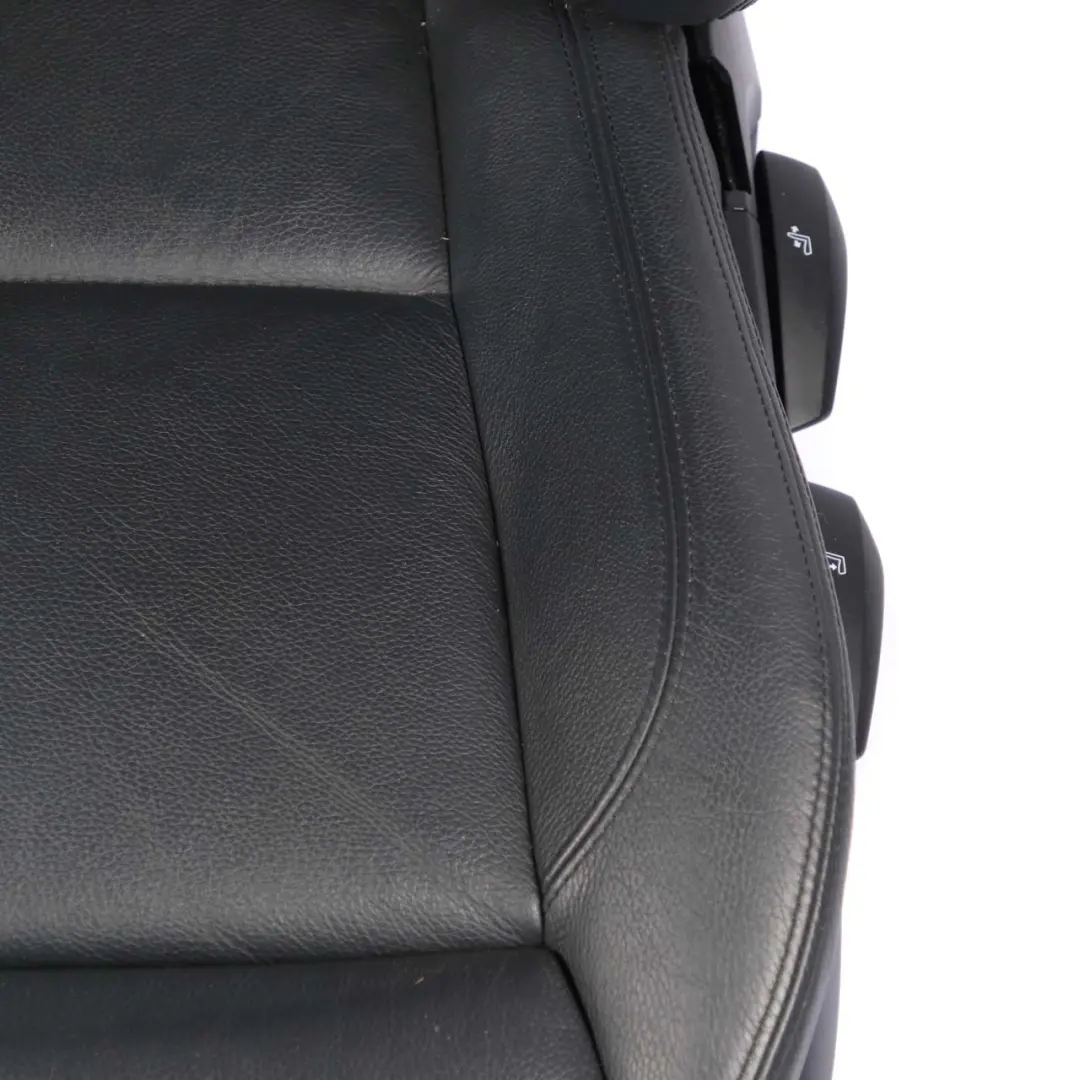 BMW 3 er E90 E91 M Sport Sitze Vorne Links Rechts Schwarzes Schwarz Leder - SKU 9156467-2 - Teilenummer 9156467