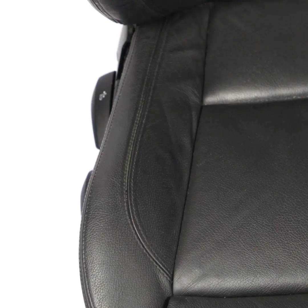BMW 3 er E90 E91 M Sport Sitze Vorne Links Rechts Schwarzes Schwarz Leder - SKU 9156467-2 - Teilenummer 9156467