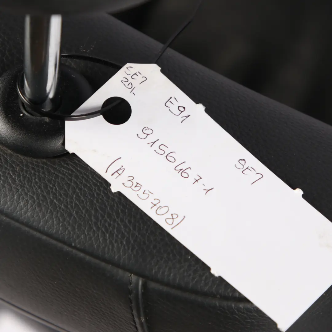  Leather Seats BMW E91 Touring Sport Black Front Rear Seat Door Cards - SKU 9156467-3 - Part number 9156467
