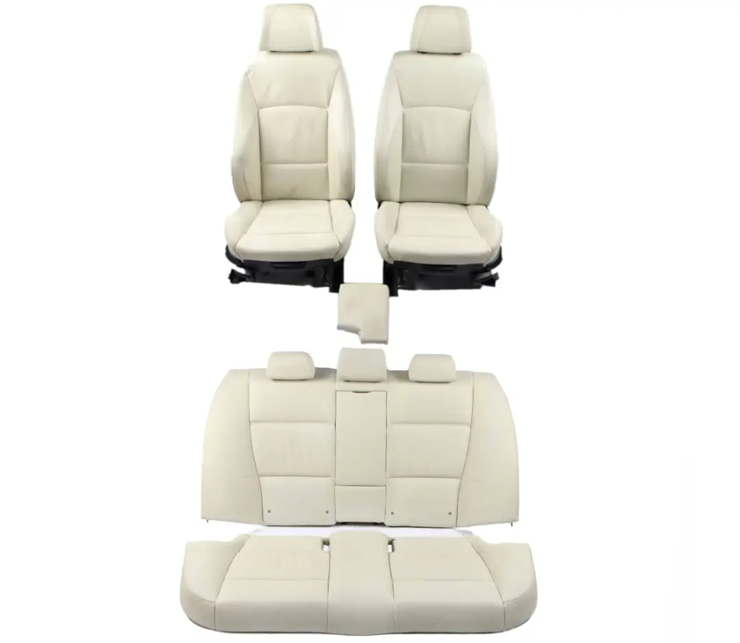  Seats BMW E90 Saloon M Sport Heated Lemon Leather Interior Front Rear Seat - SKU 9156470-1 - Part number 9156470