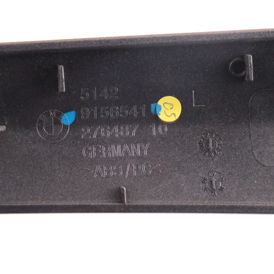 Trim BMW F07 Door Card Rear Left N/S Trim Strip Decor Satin Silver to with Part number 9156541 Trim BMW F07 Door Card Rear Left N/S Trim Strip Decor Satin Silver - SKU 9156541 - Part number 9156541