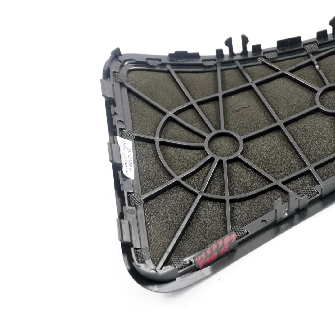 BMW F01 F02 F10 Tapa Derecha Altavoz Ventana Trasera Panel Parcela Estante Negro - SKU 9157390 - Número de pieza 9157390