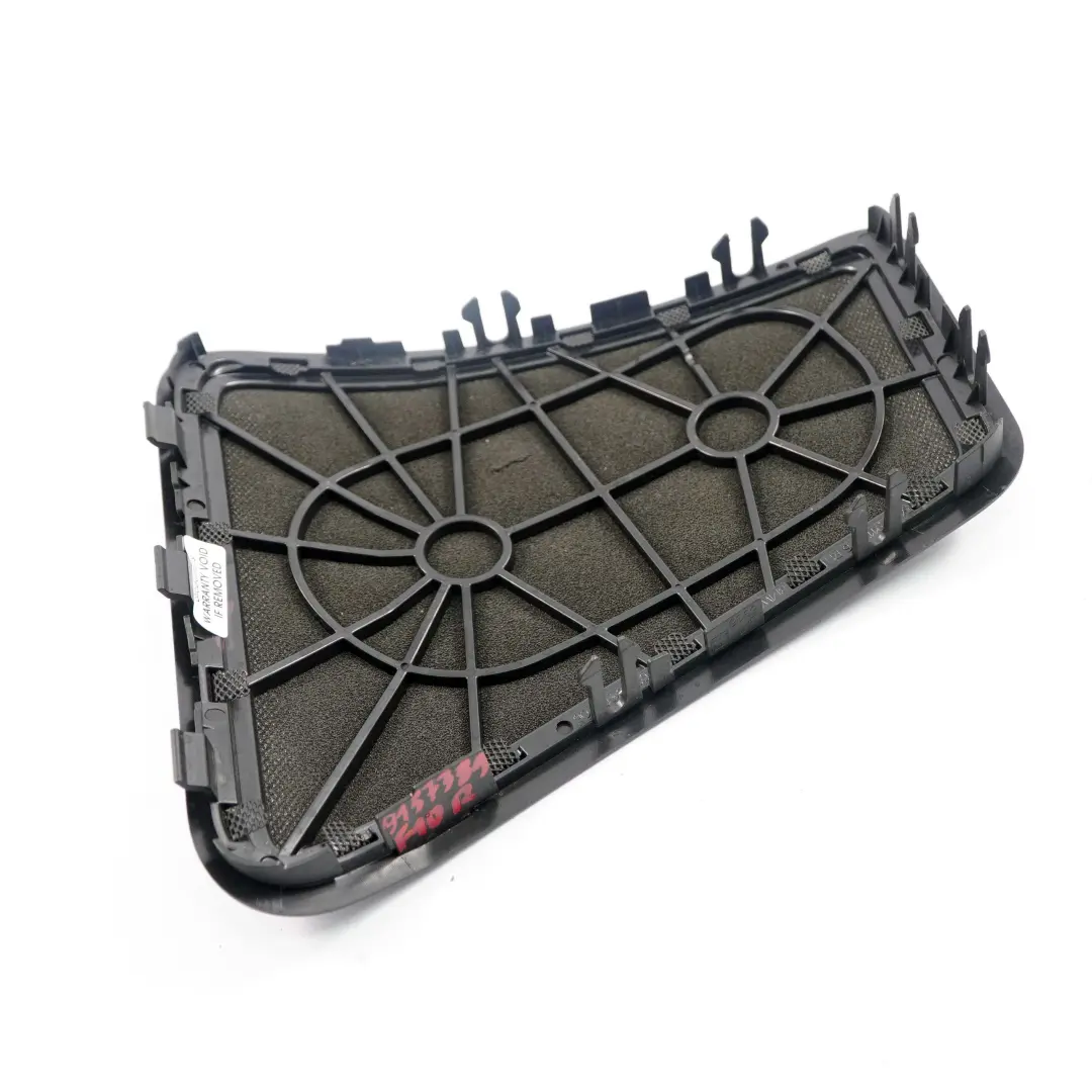 BMW F01 F02 F10 Right O/S Cover Loudspeaker Rear Window Parcel Shelf Panel Black - SKU 9157390 - Part number 9157390