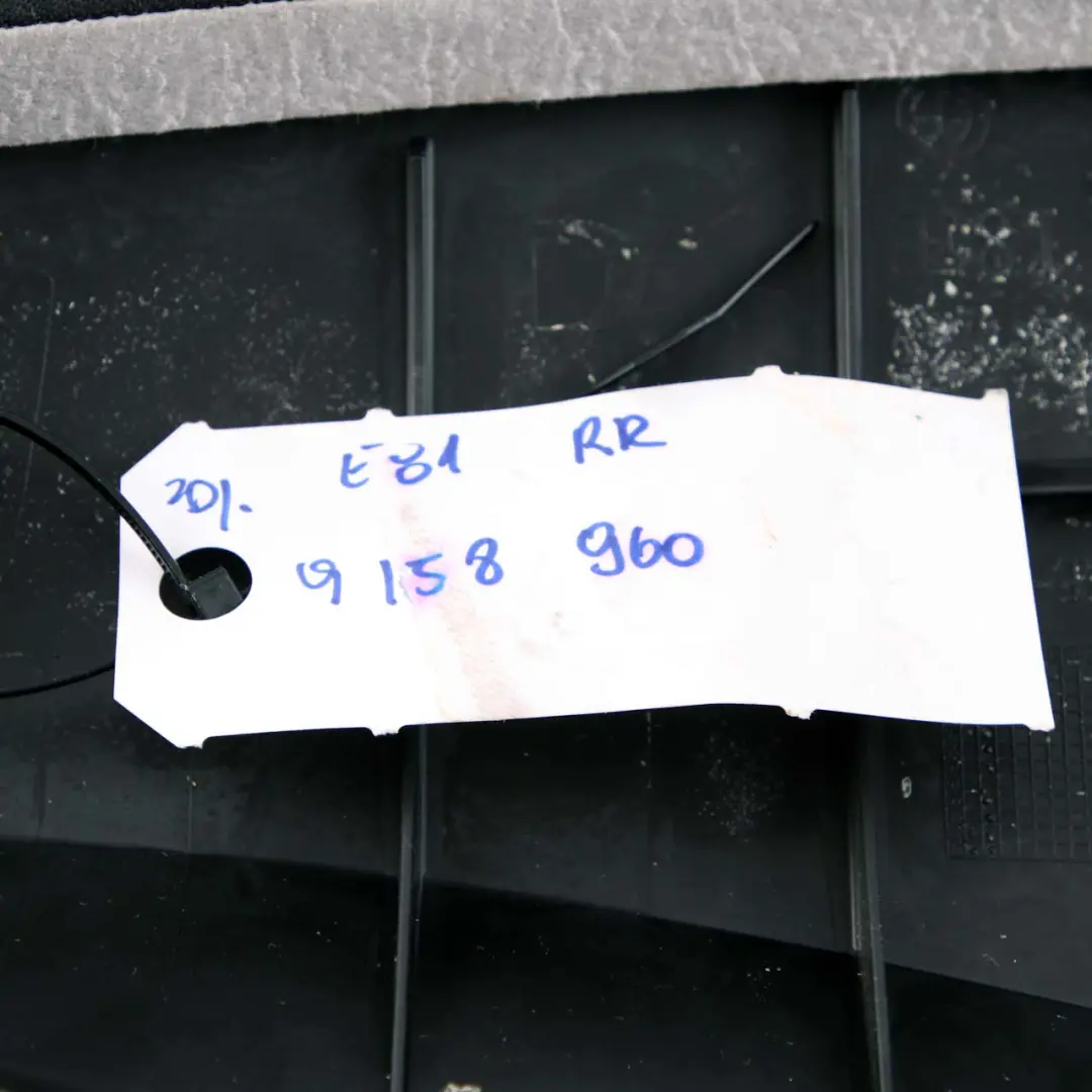 BMW E81 E82 Finitura Laterale Sedile Posteriore Angolo Destro Panno Rete - SKU 9158960 - Numero di parte 9158960