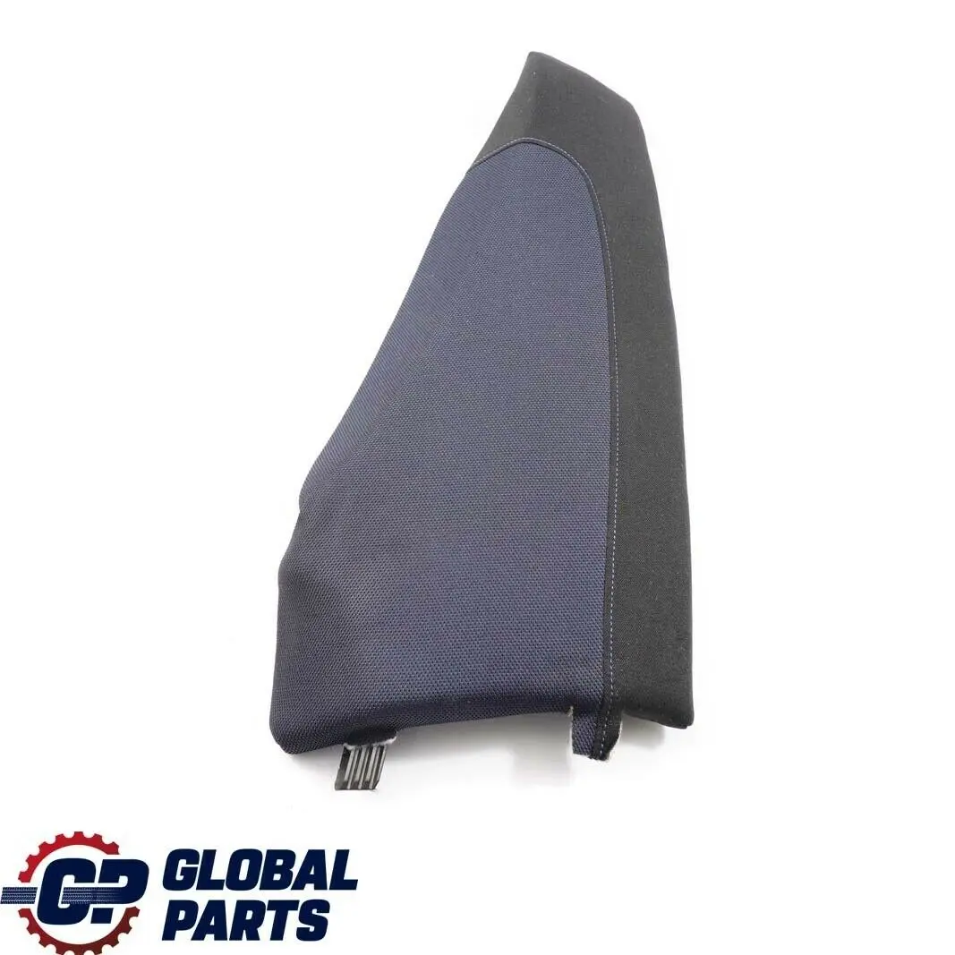 BMW 1 E81 E82 Side Finisher Cloth Rear Seat Left N/S Network Monaco Blue