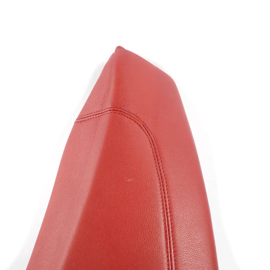 BMW E81 E82 Finitura Laterale Angolo Sedile Posteriore Sinistro Pelle Boston Red - SKU 9158979-1 - Numero di parte 9158979