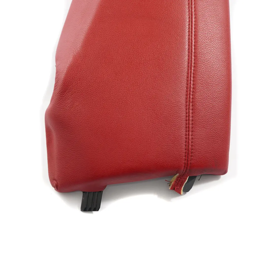 BMW E81 E82 Finitura Laterale Angolo Sedile Posteriore Sinistro Pelle Boston Red - SKU 9158979-1 - Numero di parte 9158979