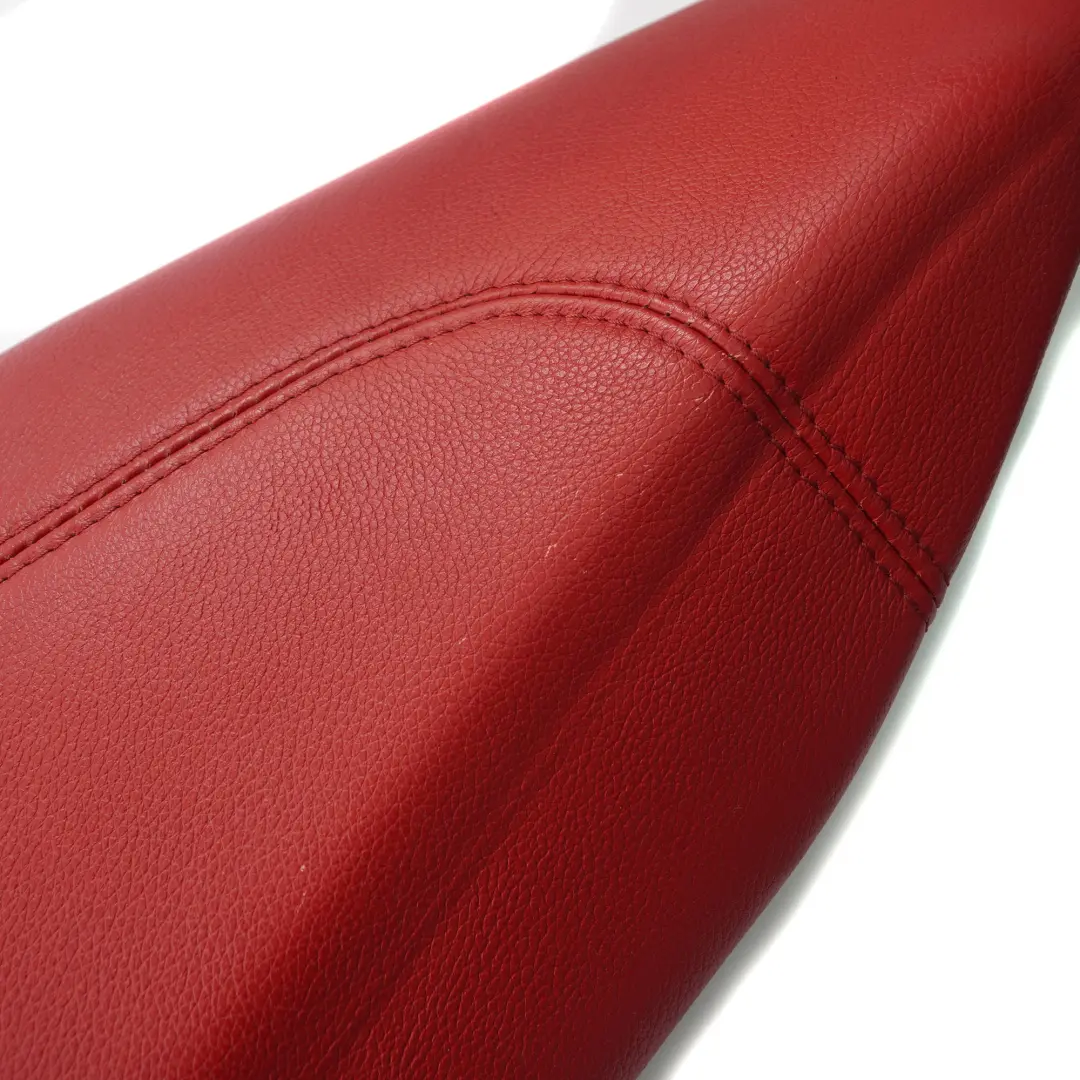 BMW E81 E82 Finitura Laterale Angolo Sedile Posteriore Destro Pelle Boston Red - SKU 9158980-1 - Numero di parte 9158980