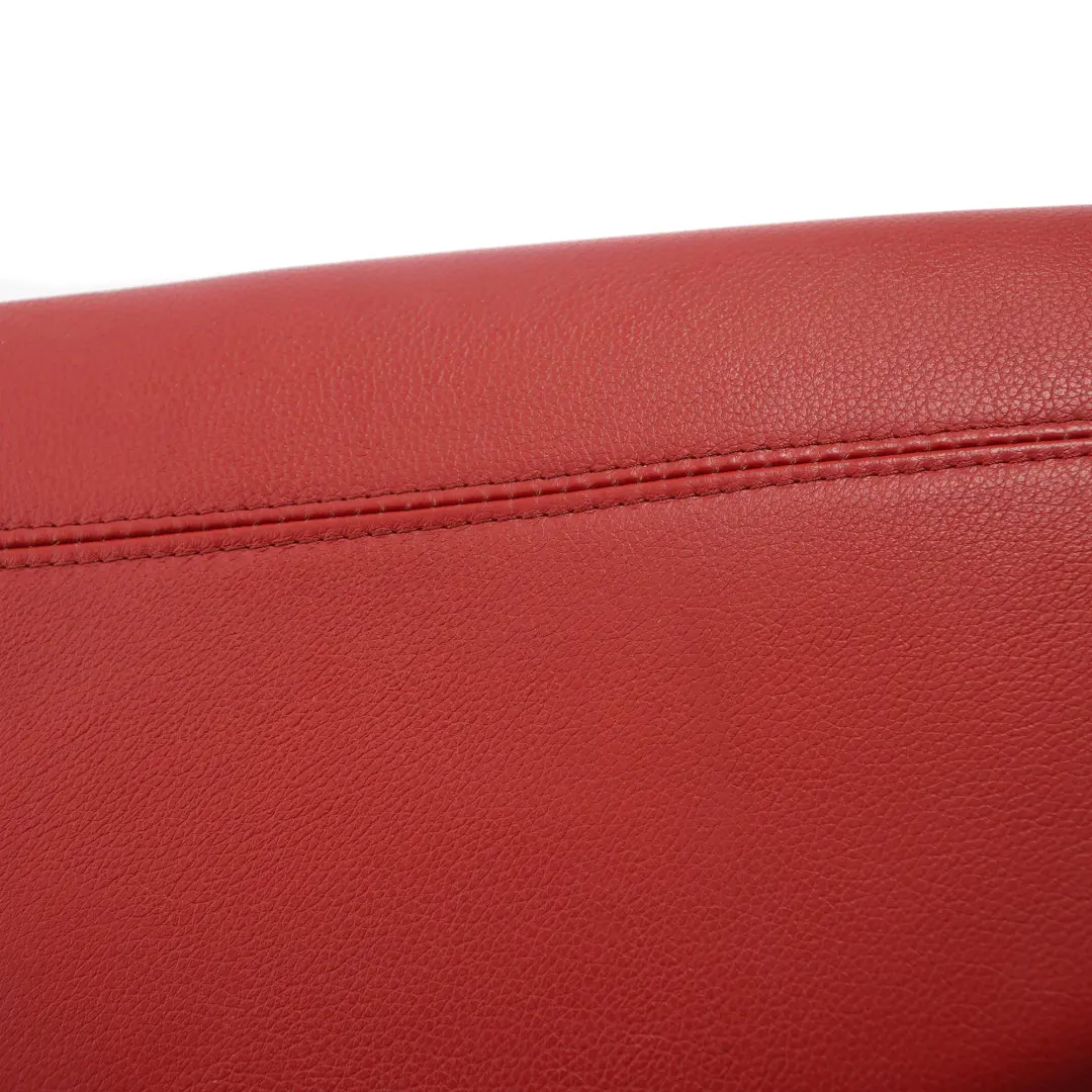 BMW E81 E82 Enjoliveur de Siège Arrière Coin Droite en Cuir Rouge - SKU 9158980-1 - Numéro de pièce 9158980