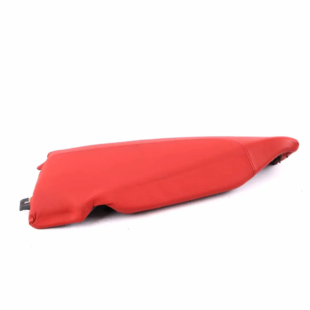 BMW E81 E82 Rücksitz Seitenverkleidung Ecke Rechts Leder Boston Korallenrot - SKU 9158980 - Teilenummer 9158980