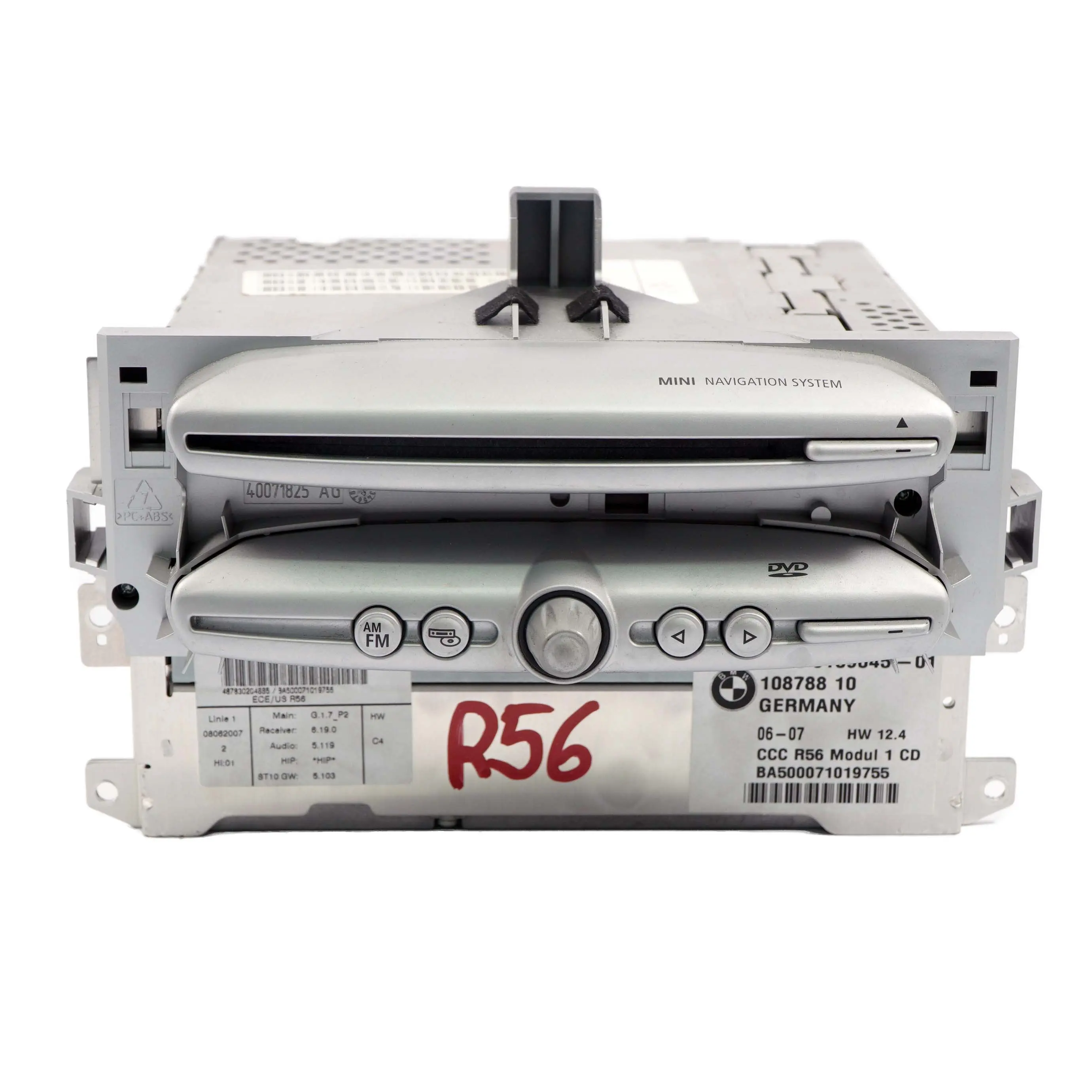 Mini R56 Unidad Central CCC Navegación Navi Sat Nav Controlador R55 R57 9159045