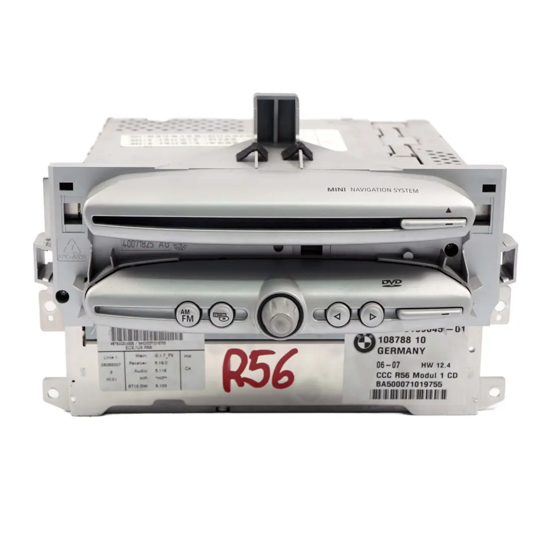 Unità principale CCC Navigazione Navi Sat Controllore R55 R57 per Mini R56 con numero di parte 9138452 Mini R56 Unità principale CCC Navigazione Navi Sat Controllore R55 R57 - SKU 9159045 - Numero di parte 9138452