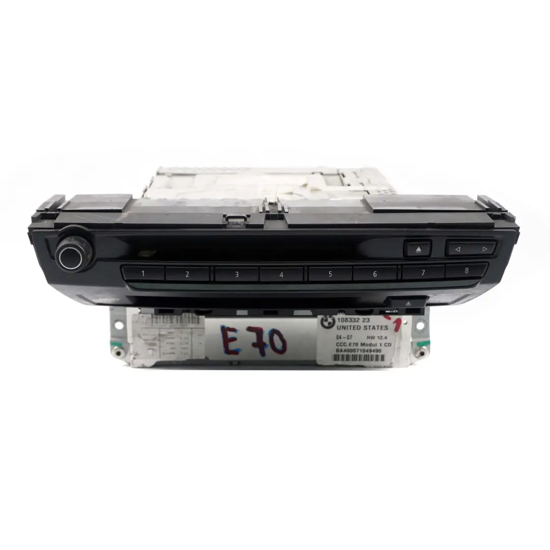 CCC CD Professional Navigation System Kontroller für BMW X5 er E70 E71 mit Teilenummer 9159047 BMW X5 er E70 E71 CCC CD Professional Navigation System Kontroller - SKU 9159047-1 - Teilenummer 9159047