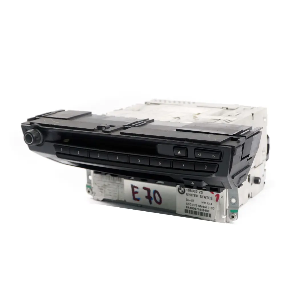 CCC CD Profesional Sistema De Navegacion Controlador para BMW X5 X6 E70 E71 con número de pieza 9159047 BMW X5 X6 E70 E71 CCC CD Profesional Sistema De Navegacion Controlador - SKU 9159047-1 - Número de pieza 9159047