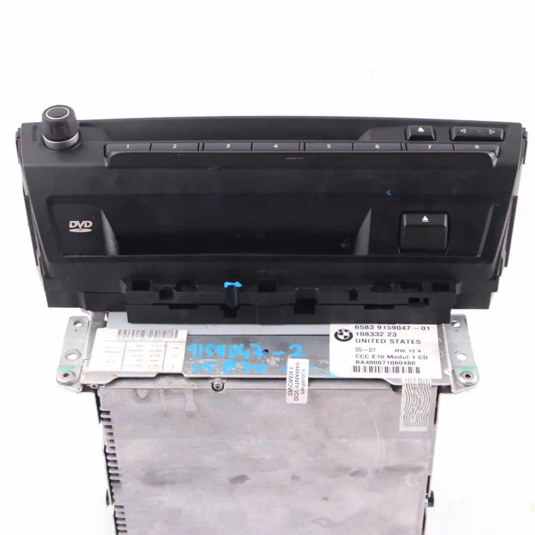 BMW X5 X6 E70 E71 CCC CD Professional Navigation System Controller - SKU 9159047-2 - Part number 9159047