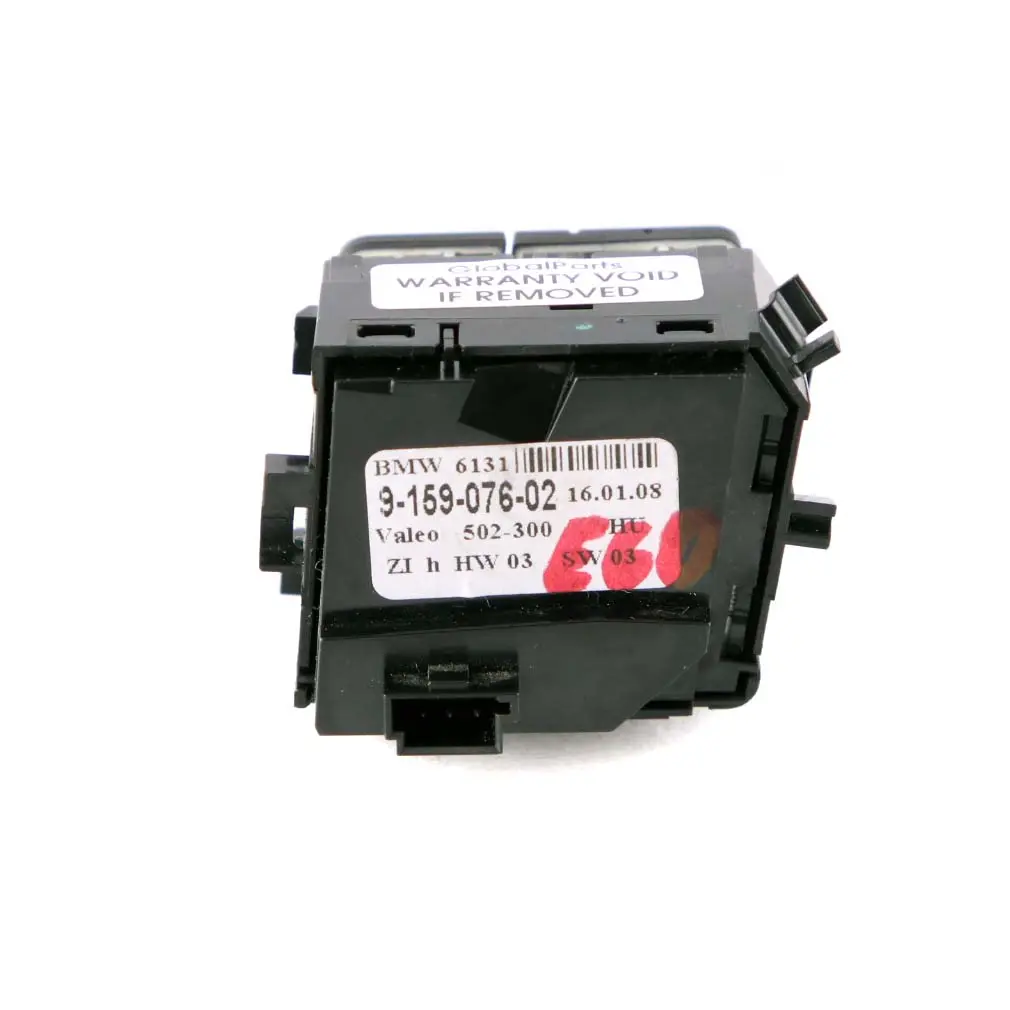 Consola Central PDC Boton Interruptor Embellecedor para BMW E60 E60N E61N LCI con número de pieza 9159076 BMW E60 E60N E61N LCI Consola Central PDC Boton Interruptor Embellecedor - SKU 9159076 - Número de pieza 9159076
