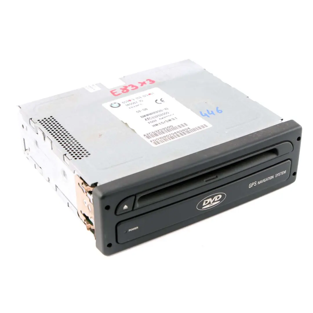  Autoradio BMW X3 E83 Z4 E85 Mini R50 DVD GPS Navigation - SKU 9159129 - Numéro de pièce 9159129