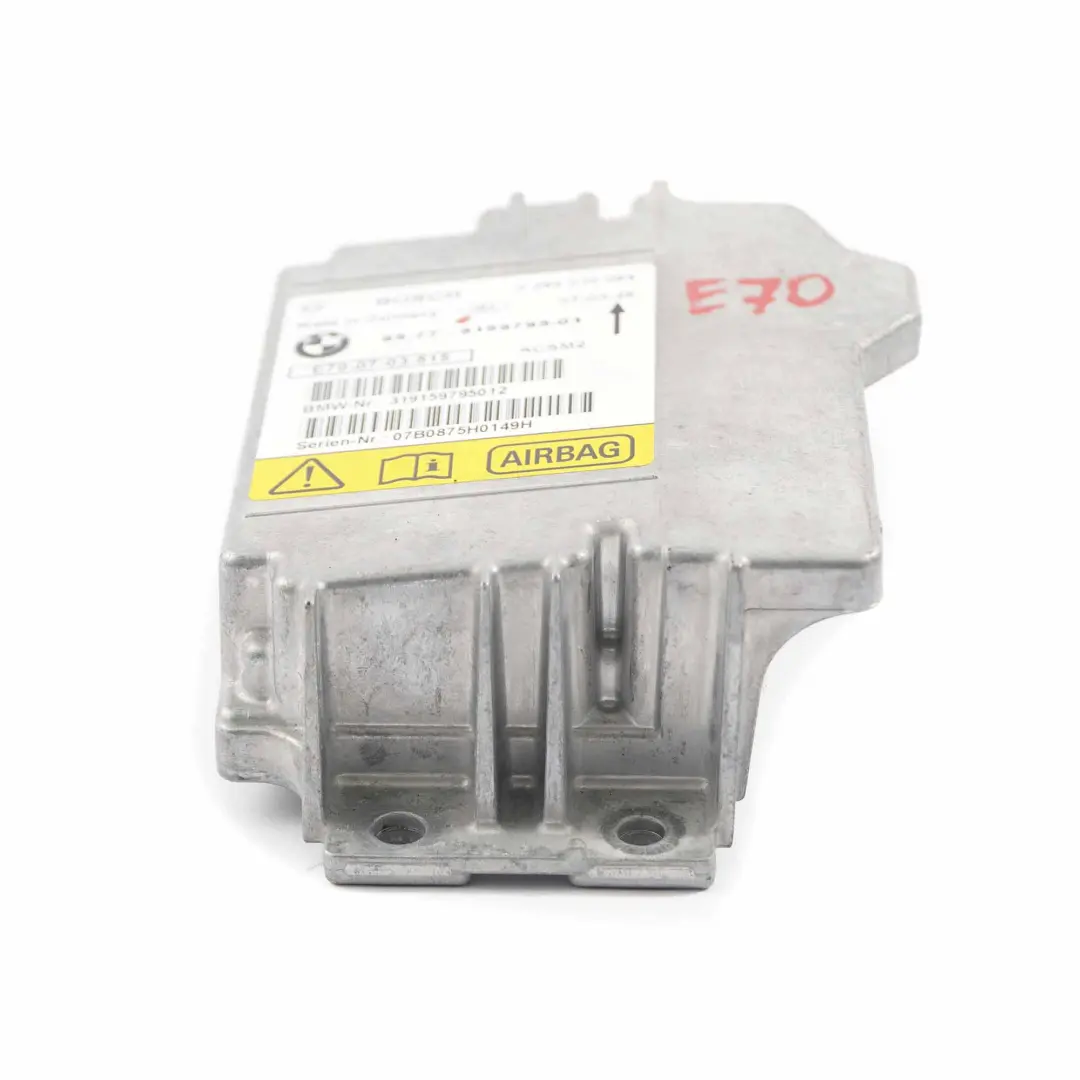  Control Unit BMW X5 X6 E70 E71 Air Module Bag ECU Unit Bosch - SKU 9159795 - Part number 9204849