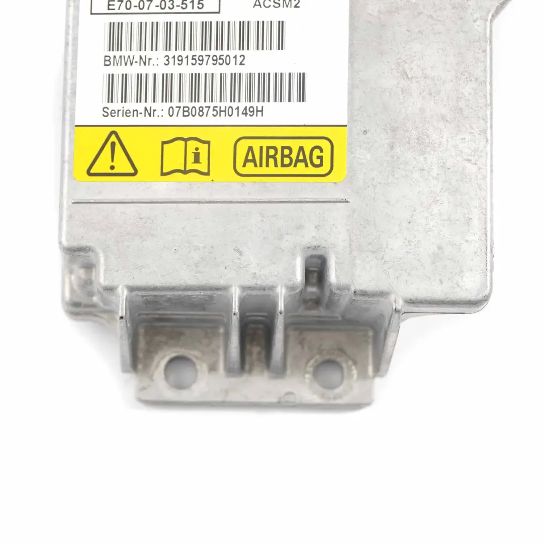  Control Unit BMW X5 X6 E70 E71 Air Module Bag ECU Unit Bosch - SKU 9159795 - Part number 9204849