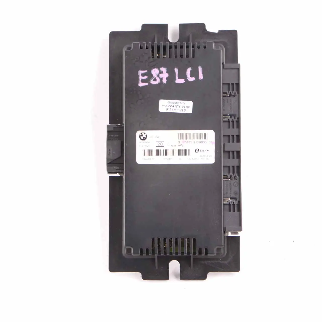 BMW E87 LCI Fußraum Kontroll Modul ECU LOW PL2 FRM II 9159806