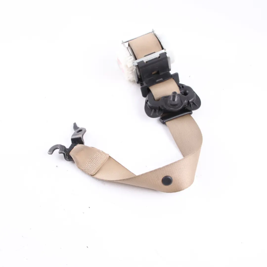 BMW 3 Series E90 E91 LCI Front Left Upper Safety Seat Belt Beige N/S - SKU 9160105 - Part number 9160105