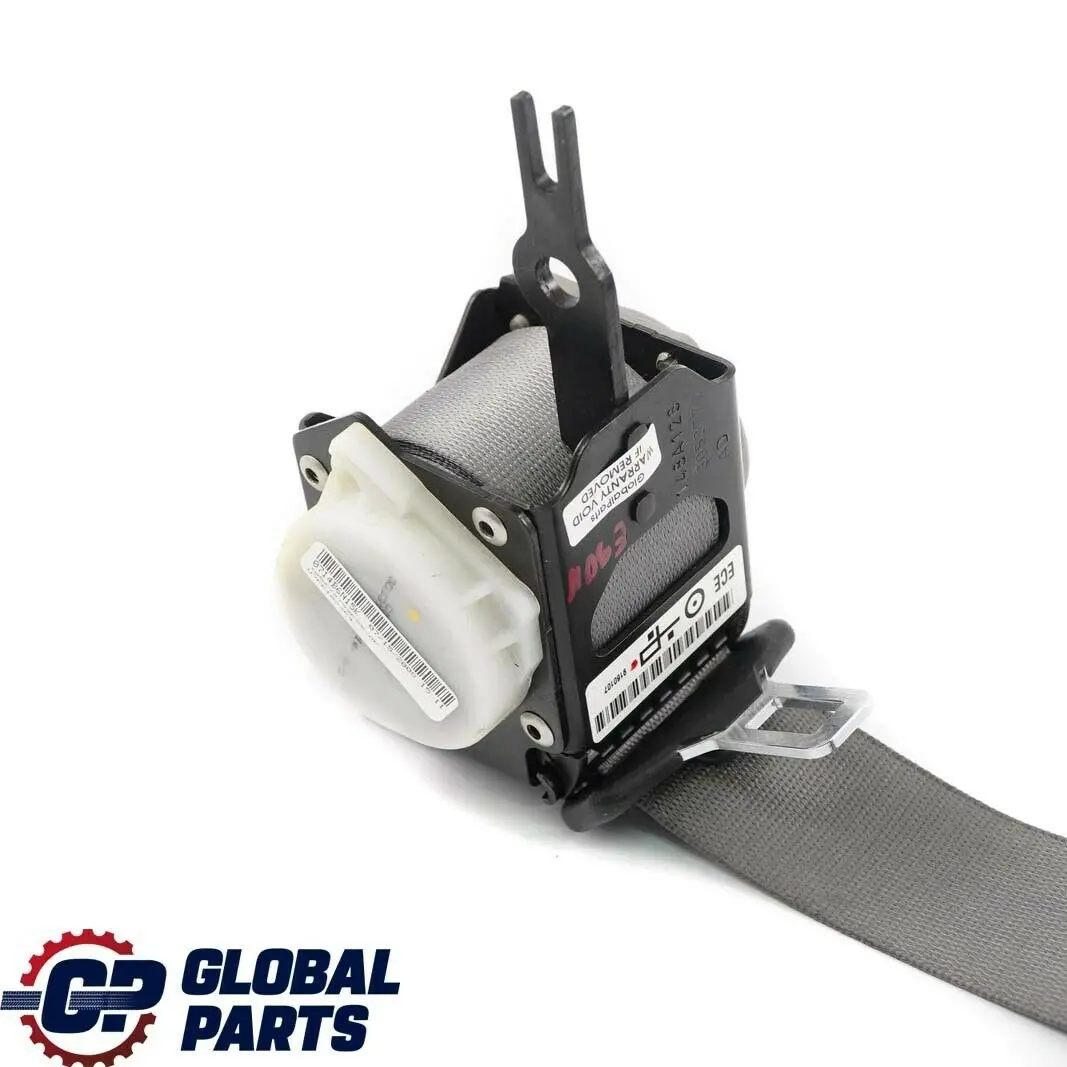 Upper Seat Belt Rear Left Right N/O/S Grey 9160107 to BMW 3 Series E90 LCI Saloon with Part number 9160124 BMW 3 Series E90 LCI Saloon Upper Seat Belt Rear Left Right N/O/S Grey 9160107 - SKU 9160124 - Part number 9160124