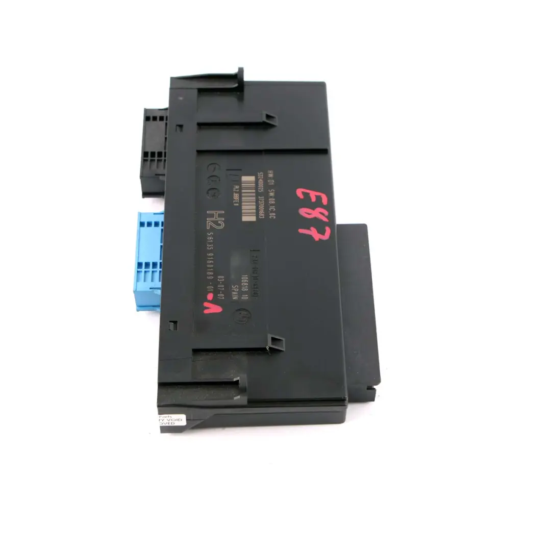 ECU Body Control Module Junction Box H2 PL2 JBBFE II to BMW 1 Series E87 1 with Part number 9160189 BMW 1 Series E87 1 ECU Body Control Module Junction Box H2 PL2 JBBFE II - SKU 9160189-1 - Part number 9160189