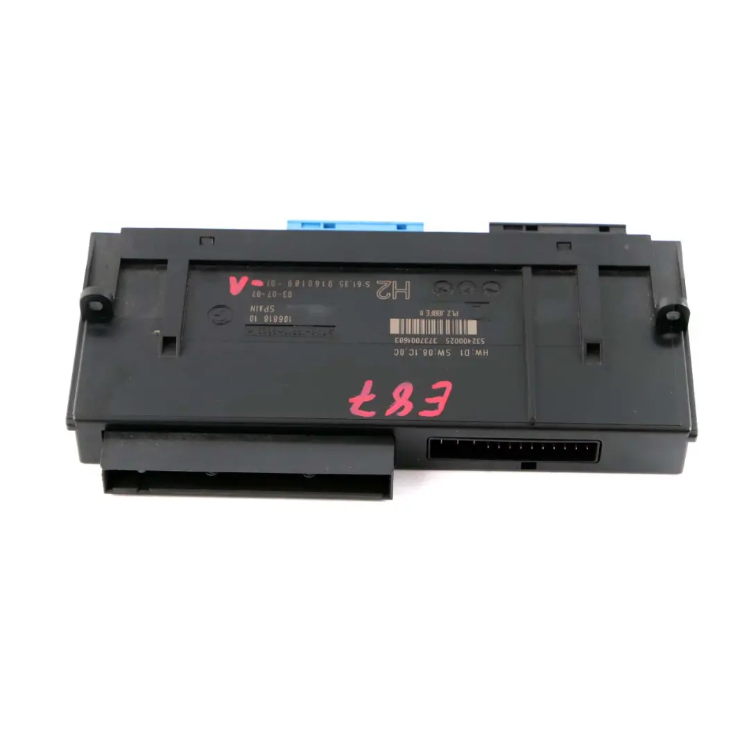 BMW 1 Series E87 1 ECU Body Control Module Junction Box H2 PL2 JBBFE II - SKU 9160189-1 - Part number 9160189