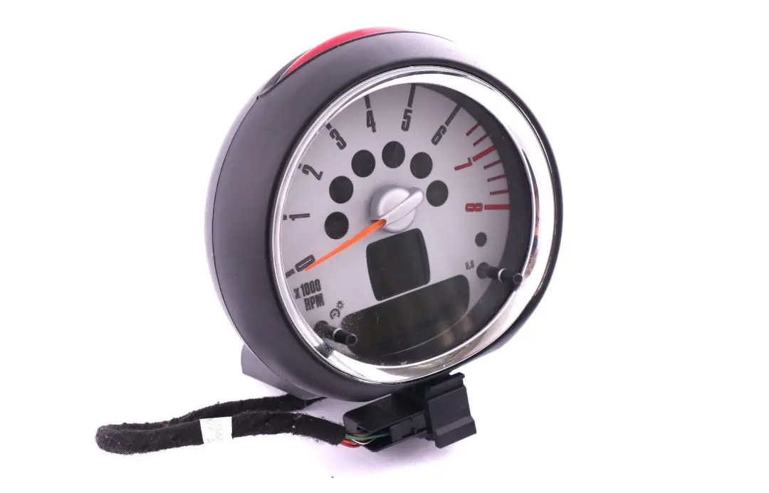 Tachometer Gauge Revolution Counter Chrome 9160224 to BMW MINI Cooper 1 R56 R57 R59 with Part number 9153407 BMW MINI Cooper 1 R56 R57 R59 Tachometer Gauge Revolution Counter Chrome 9160224 - SKU 9160224-1 - Part number 9153407