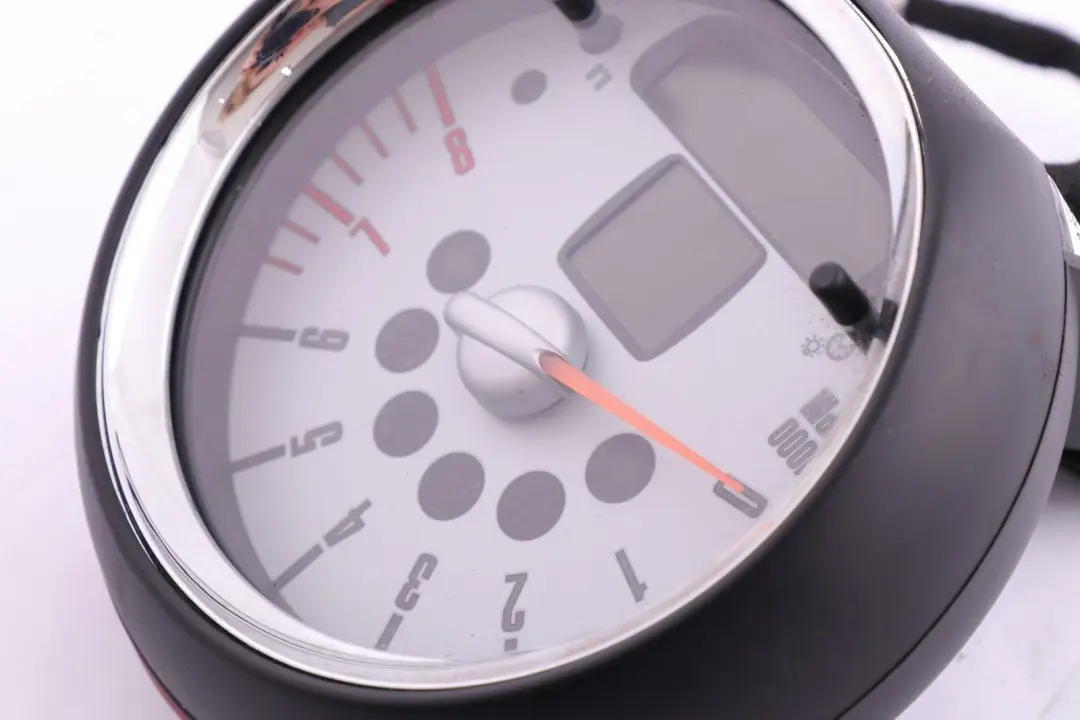 Tachometer Gauge Revolution Counter Chrome 9160224 to BMW MINI Cooper 1 R56 R57 R59 with Part number 9153407 BMW MINI Cooper 1 R56 R57 R59 Tachometer Gauge Revolution Counter Chrome 9160224 - SKU 9160224-1 - Part number 9153407