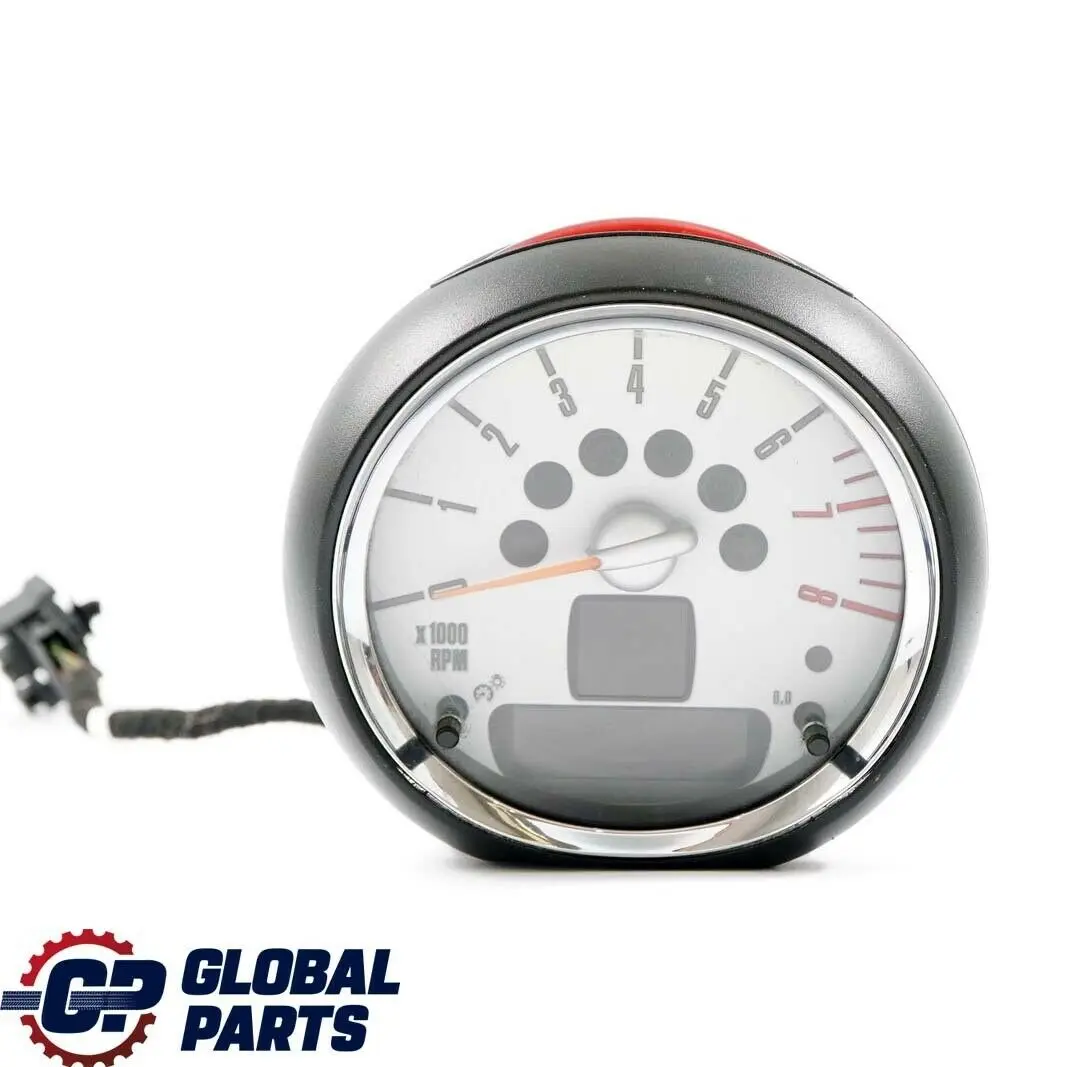 BMW MINI Cooper R56 R57 R59 Tachometer Gauge Revolution Counter Chrome - SKU 9160224 - Part number 9153407